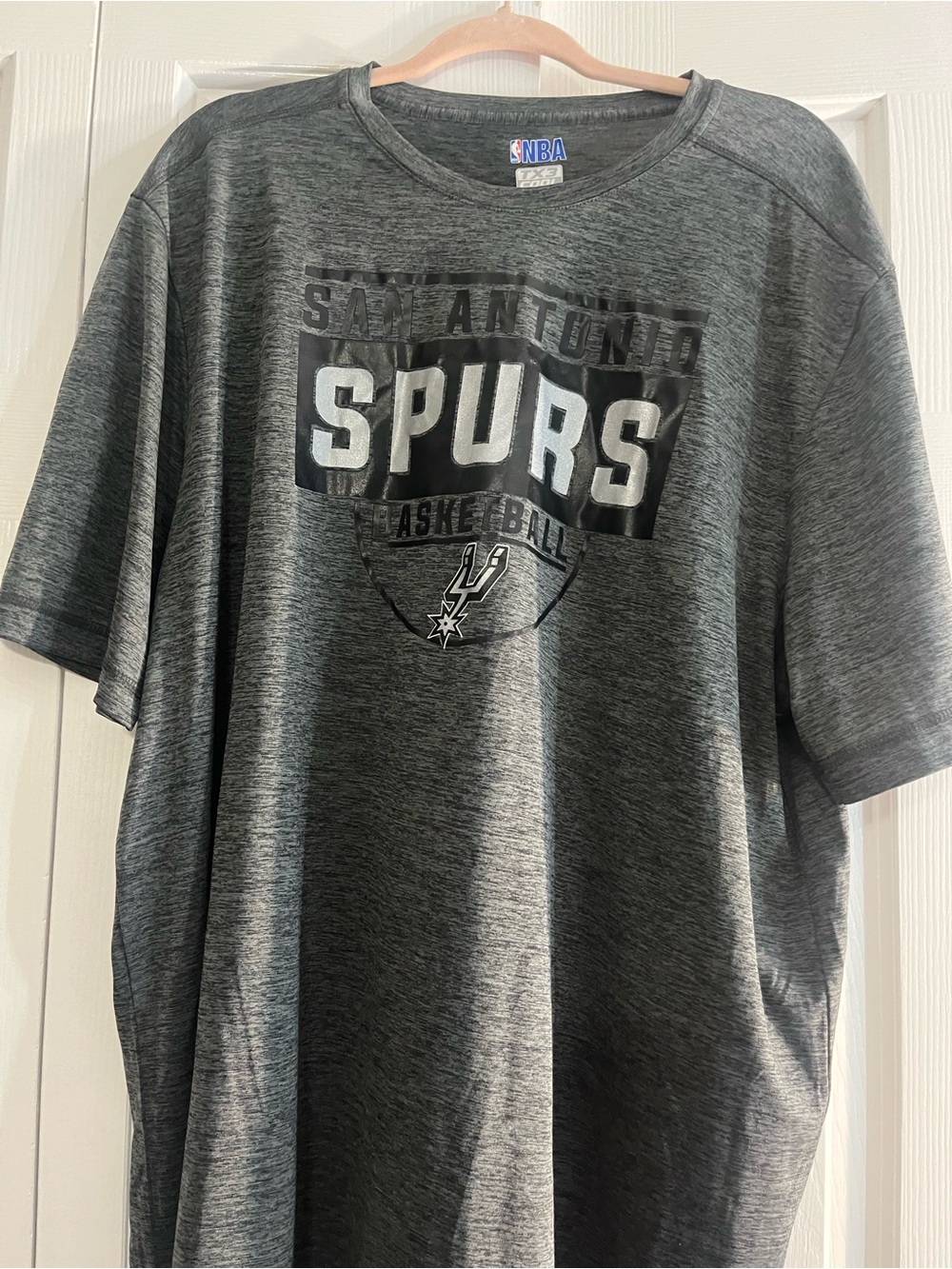 NBA San Antonio Spurs Heather Gray Short Sleeve Tee size 3xl